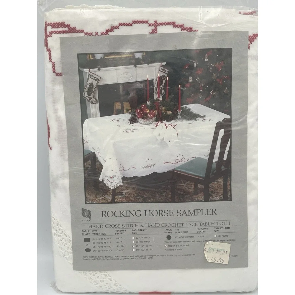 KEECO Rocking Horse Sampler Cross Stitch Crochet 68
